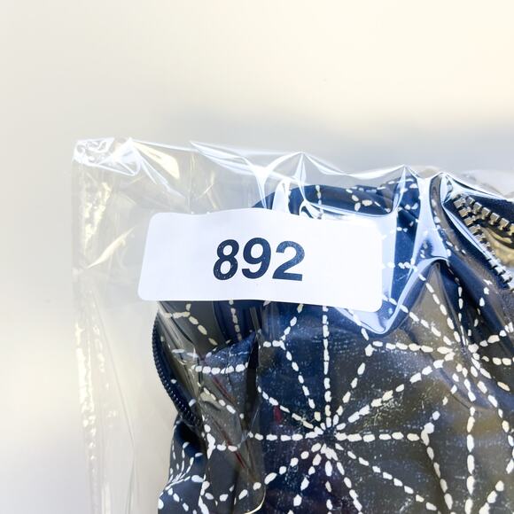 Lululemon Size 2 Blue Printed 1/2 Zip Windbreaker Hooded Jacket - Picture 14 of 14